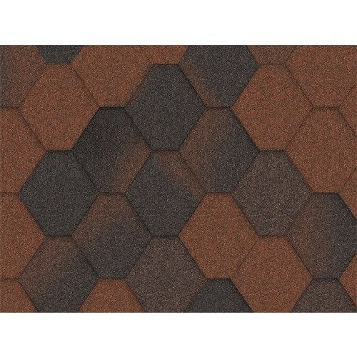 ICOPAL Shingle Plano Antik Toprak Kırmızı 3 m2