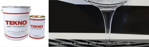 ŞEFFAF DÖKÜM EPOKSİSİ TEKNOBOND 350