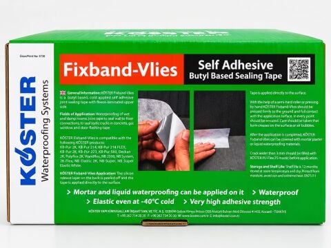 Köster Fixband-Vlies  (7,5 cm x 10 mt)     15 cm x 10 mt