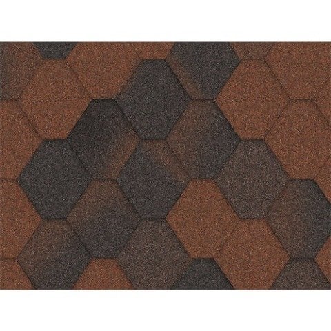 ICOPAL Shingle Plano Antik Toprak Kırmızı 3 m2