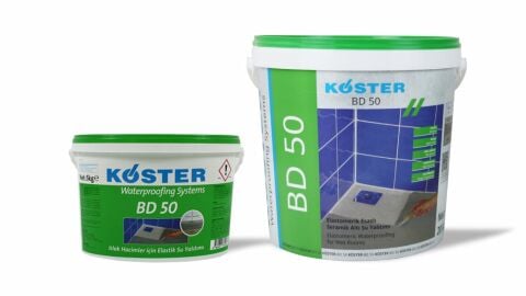 KÖSTER BD 50 Islak Hacimler için Elastomerik Su Yalıtımı  (banyo tuvalet yalıtımı)