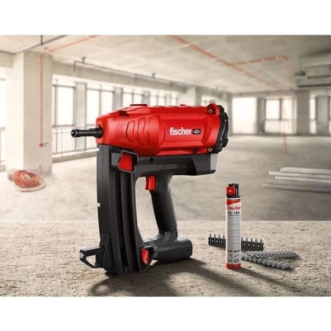 Fischer  Gazli Çi̇vi̇ Çakma Tabancasi  Fgc 100 (30 Luk Çivi+Gaz Hediyeli)