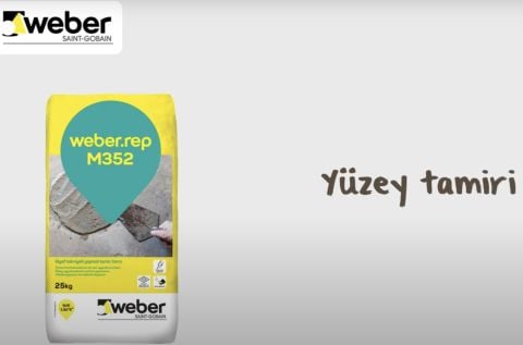 Weber Rep M352 Elyaflı Yapısal Tamir Harcı 25 kg