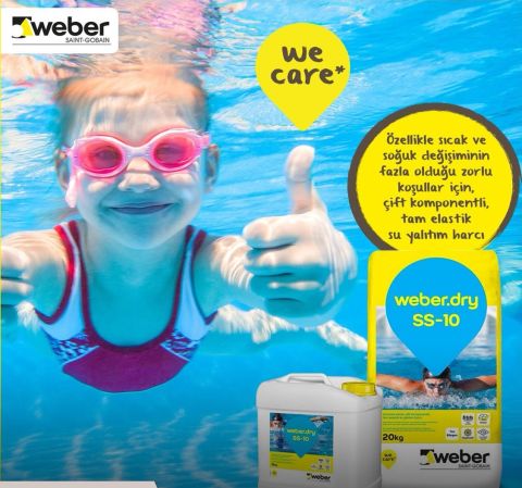 Weber Dry SS-10  Tam Elastik Su Yalıtımı (20+10 kg)