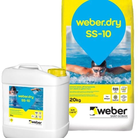Weber Dry SS-10  Tam Elastik Su Yalıtımı (20+10 kg)