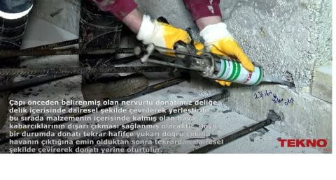 ANKRAJ EPOKSİSİ ETA BELGELİ TEKNO (STRENSİZ) 420 ML Teknobond 401 V