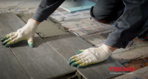 Seramik ve Granit Yapıştırıcı FLEX TEKNOFAY (GRİ)