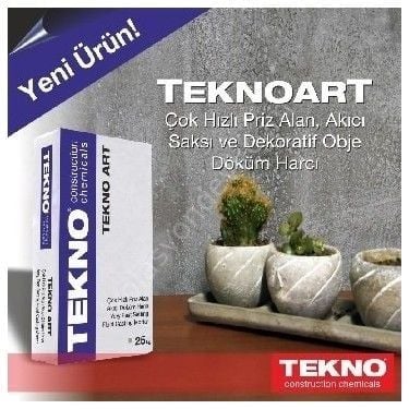 DEKORATİF ÜRÜN DÖKÜM ARACI TEKNO ART GRİ 25 KG