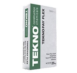 FLEX FAYANS VE SERAMİK YAPIŞTIRICISI (BEYAZ RENK) TEKNOFAY C2TE S1